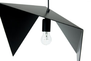 Lampa wisząca stalowa BIRD II czarna LGH0310 - 2 - gie el