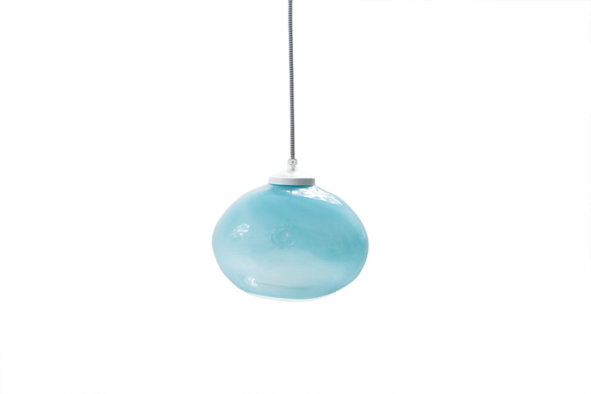 Lampa wisząca szklana MEDUSE mystic turquoise LGH0251 - 2 - gie el