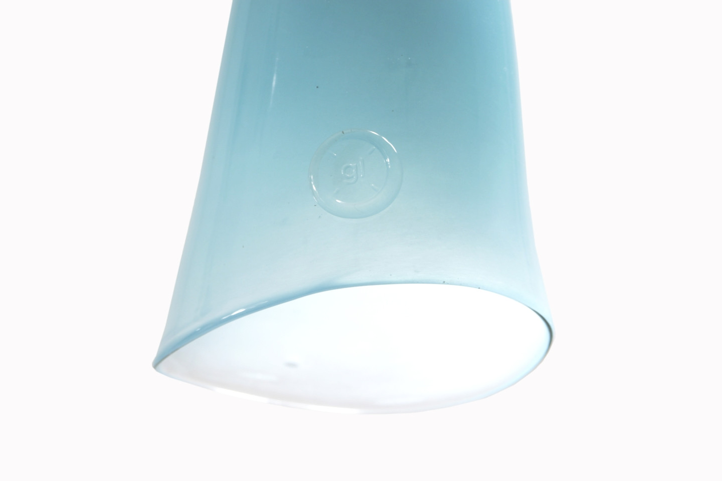 Lampa wisząca szklana HORN pastelowo turkusowa LGH0261 - 2 - gie el