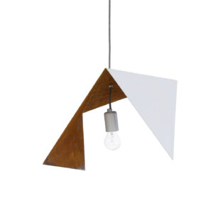 Lampa wisząca DUO BIRD II biało rdzawa LGH0643 - 2 - gie el