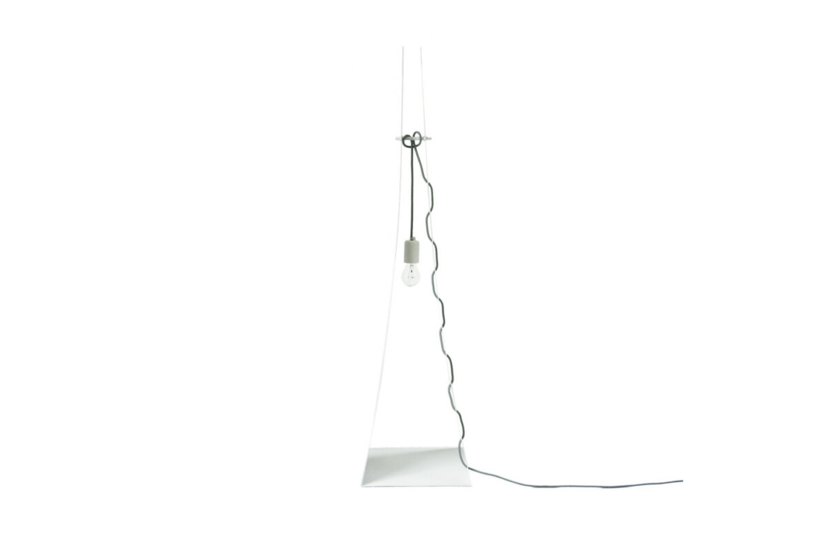 Lampa podłogowa stalowa ARROW BIG biała LGH0351 - 1 - gie el