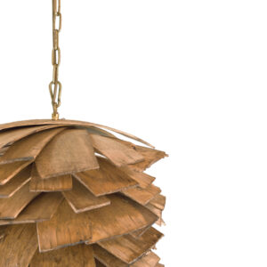 Lampa wisząca drewniana SHINGLE LGH0246 - 4 - gie el