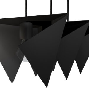 Lampa wisząca TRIO czarna LGH0770 - 5 - gie el