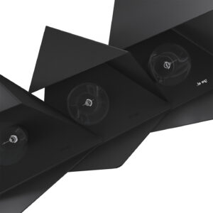 Lampa wisząca TRIO czarna LGH0770 - 7 - gie el