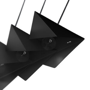 Lampa wisząca TRIO czarna LGH0770 - 8 - gie el