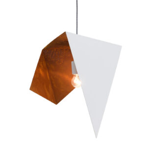 Lampa wisząca DUO BIRD I biało rdzawa LGH0642 - 6 - gie el