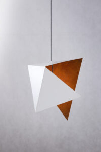 Lampa wisząca DUO BIRD I biało rdzawa LGH0642 - 7 - gie el