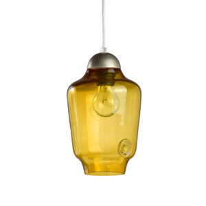 Lampa wisząca szklana BEE small miodowa LGH0060 - gie el