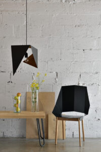 Lampa wisząca DUO BIRD I czarno rdzawa LGH0640 - 2 - gie el