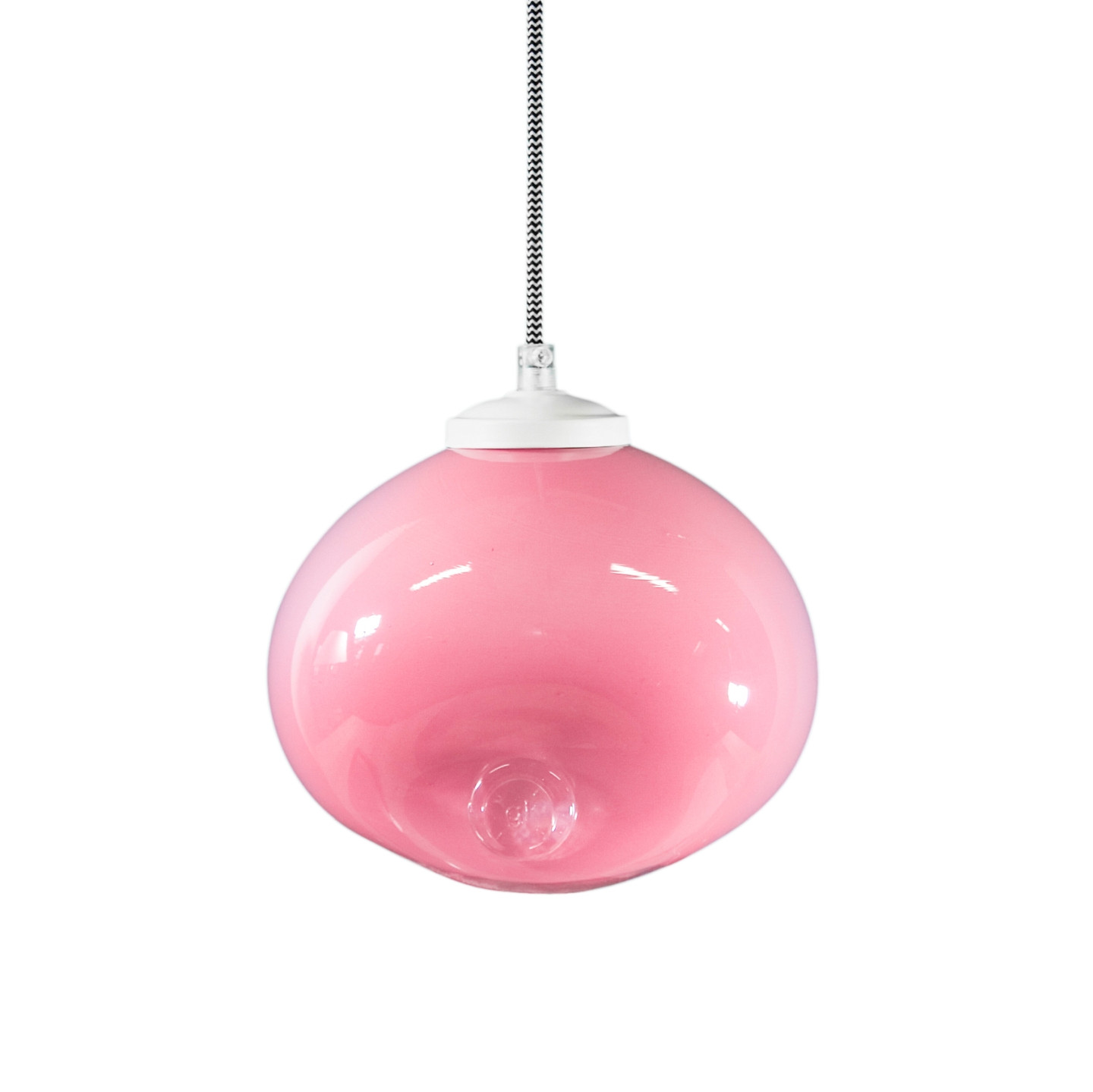 Lampa wisząca szklana MEDUSE royal pink LGH0252 - 4 - gie el