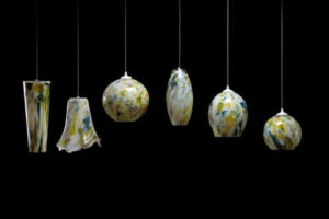 Lampa wisząca szklana VOLCANO II LGH0573 - 4 - gie el