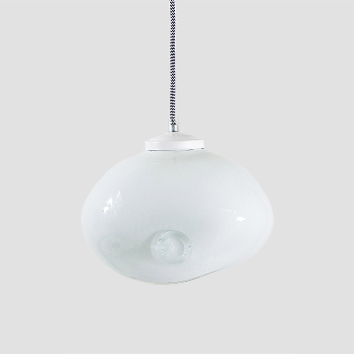 Lampa wisząca szklana MEDUSE snow white LGH0250 - 6 - gie el