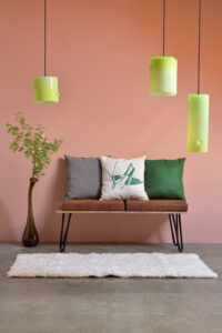 Lampa wisząca szklana NEO II limonkowa LGH0411 - 4 - gie el