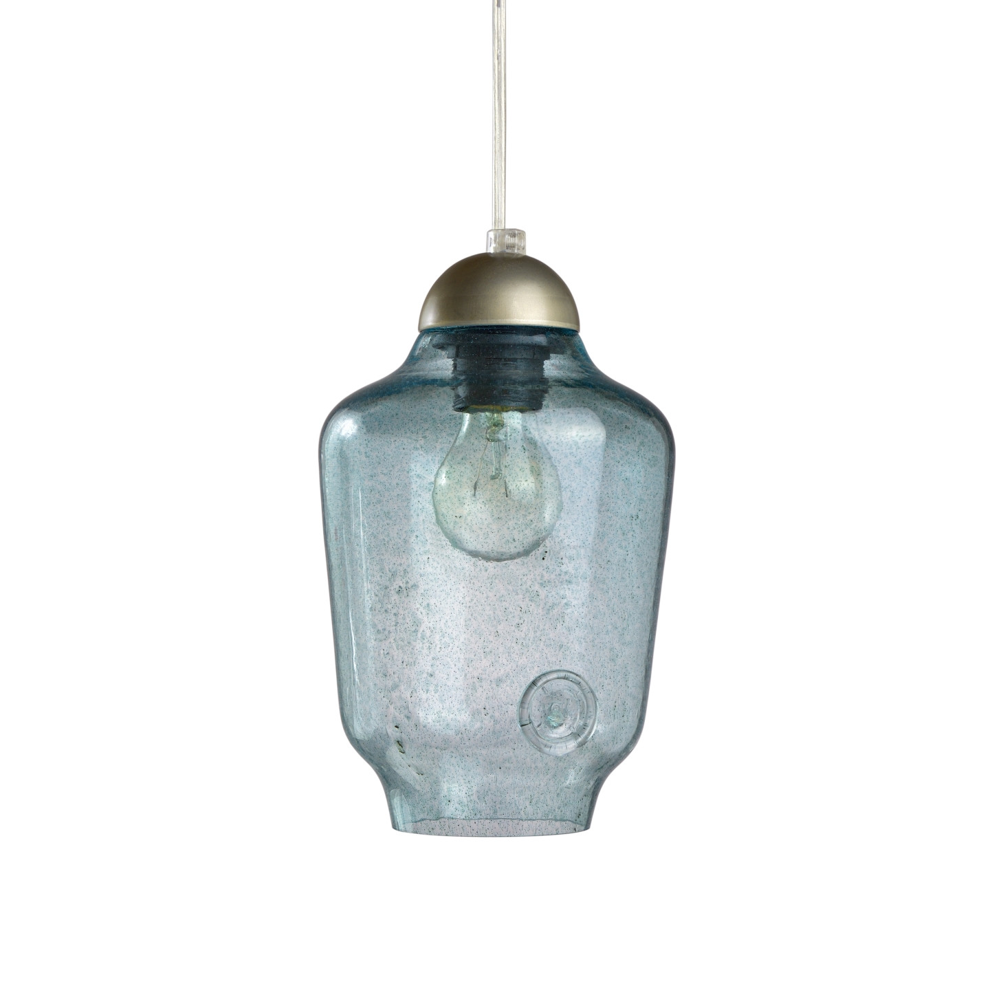 Lampa wisząca szklana BEE small turkusowa LGH0061 - gie el