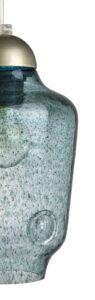 Lampa wisząca szklana BEE small turkusowa LGH0061 - 6 - gie el