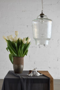 Lampa wisząca szklana BEE transparentna LGH0490 - 3 - gie el