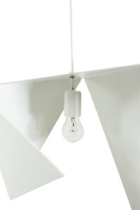 Lampa wisząca stalowa BIRD I biała LGH0321 - 3 - gie el