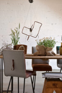 Lampa wisząca miedziana z rurek SPIDER I LGH0431 - 1 - gie el