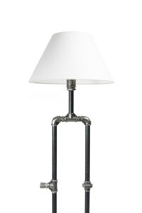 Stalowa lampa podłogowa z abażurem PORTAL I LGH0020 - 2 - gie el