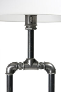 Stalowa lampa podłogowa z abażurem PORTAL I LGH0020 - 3 - gie el