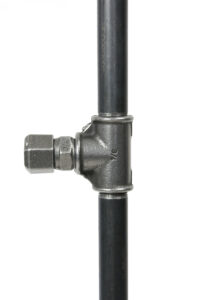 Stalowa lampa podłogowa z abażurem PORTAL I LGH0020 - 4 - gie el