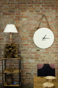 Lampa stołowa drewniana SHINGLE LGH0242 - 2 - gie el