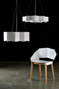 Lampa wisząca STAR stalowa biała LGH0531 - 1 - gie el