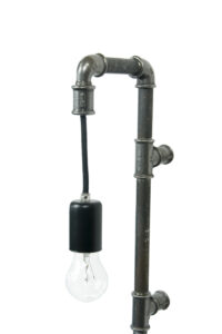 Lampa ścienna stalowa z rurek WAND czarna LGH0280 - 3 - gie el