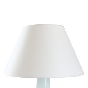 Lampa stołowa szklana turkusowo-zielona z abażurem RAFAELLO LGH0073 - 2 - gie el