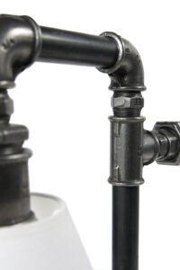 Lampa stołowa stalowa LANTERN czarna z abażurami LGH0090 - 5 - gie el