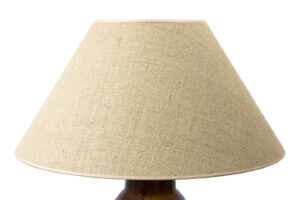 Lampa stołowa szklana oliwkowa z abażurem BEE LGH0182 - 1 - gie el