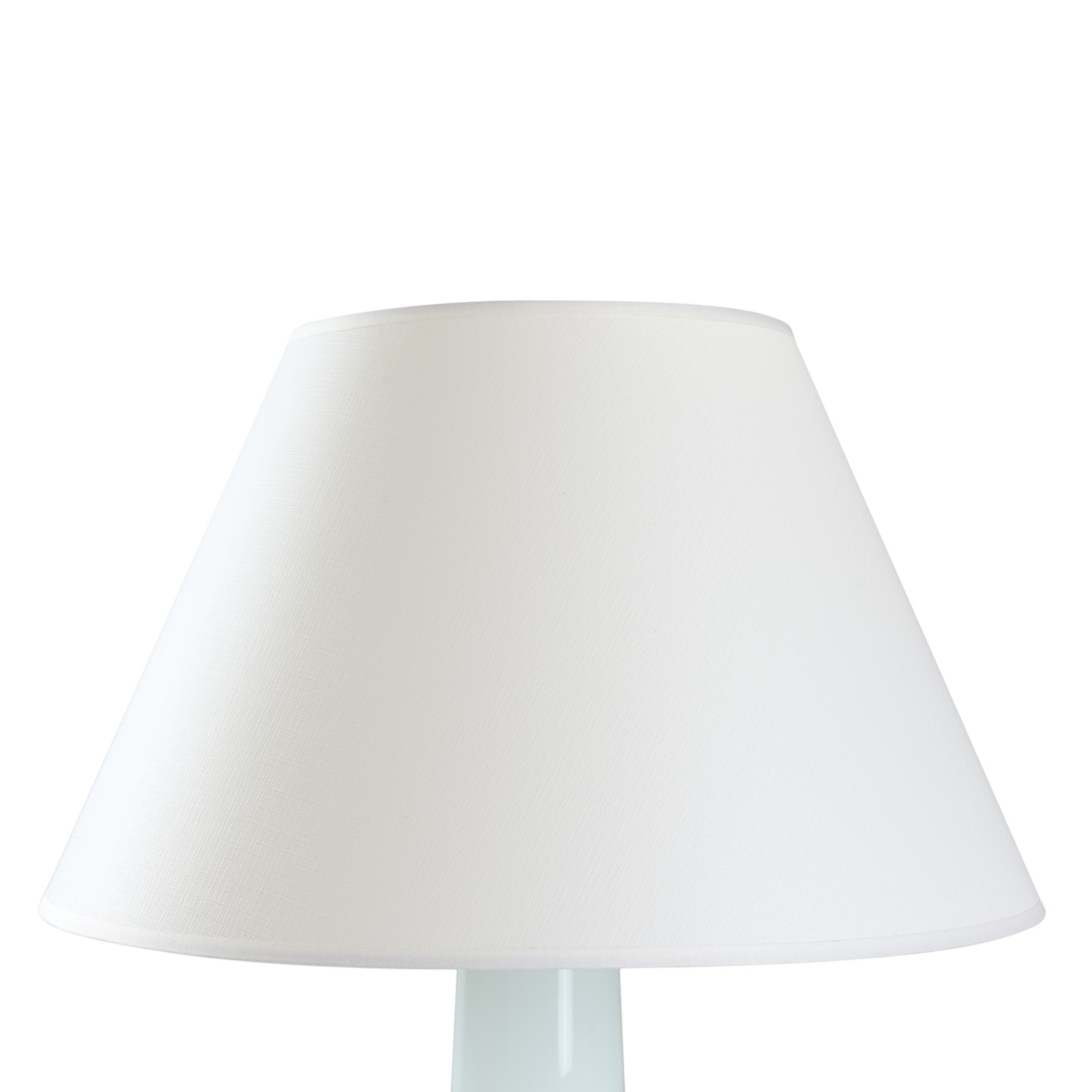 Lampa stołowa szklana biała z abażurem RAFAELLO LGH0075 - 2 - gie el