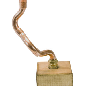 Lampa stołowa miedziana z abażurem BONZAI I LGH0211 - 2 - gie el