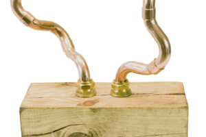 Lampa stołowa miedziana z abażurami BONZAI II LGH0210 - 6 - gie el