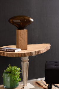 Lampa stołowa COCOON BIG oliwkowa LGH0613 - 2 - gie el