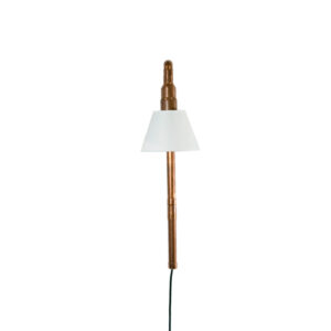 Lampa ścienna miedziana z rurek WAND z abażurem LGH0272 - 1 - gie el