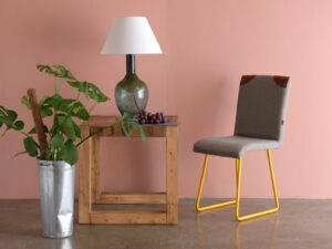 Lampa stołowa szklana turkusowa z abażurem RAFAELLO LGH0071 - 2 - gie el