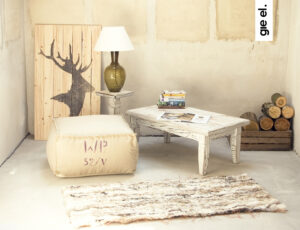 Lampa stołowa szklana oliwkowa z abażurem RAFAELLO LGH0072 - 1 - gie el