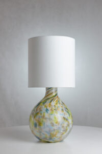 Lampa stołowa szklana z abażurem GALAXY II LGH0585 - 2 - gie el