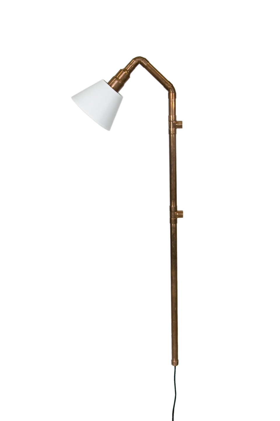 Lampa ścienna miedziana z rurek WAND z abażurem LGH0273 - 1 - gie el