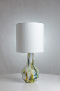 Lampa stołowa szklana z abażurem GALAXY I LGH0587 - 2 - gie el