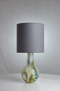 Lampa stołowa szklana z abażurem GALAXY I LGH0586 - 2 - gie el