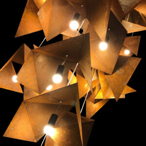 Żyrandol BIRD 40 rdzawy LGH0800 - 5 - gie el