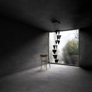 Żyrandol SPIRAL 7 czarny LGH0781 - 8 - gie el