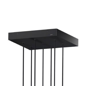 Żyrandol SPIRAL 7 czarny LGH0781 - 12 - gie el