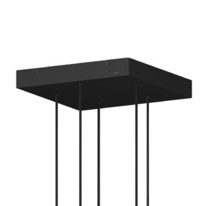 Żyrandol SPIRAL 5 czarny LGH0780 - 1 - gie el