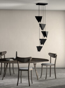 Żyrandol SPIRAL 5 czarny LGH0780 - 6 - gie el