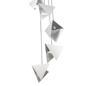 Żyrandol SPIRAL 5 biały LGH0790 - 2 - gie el