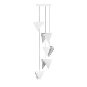 Żyrandol SPIRAL 5 biały LGH0790 - 3 - gie el