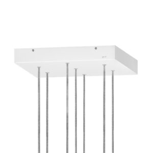 Żyrandol SPIRAL 7 biały LGH0791 - 5 - gie el